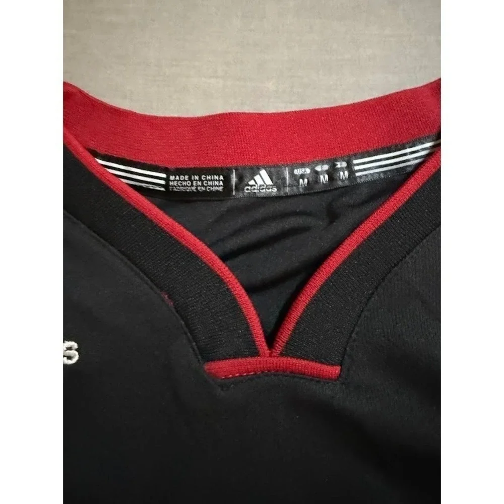 Adidas Miami Heat Basketball Bosh #1 Jersey Black NBA Size M Boys Sleeveless